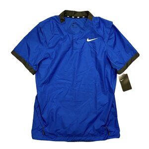 Nike Baseball Windshirt Short Sleeves Royal Blue Men’s Size S - Small - NWT $60